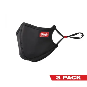 New Arrival Milwaukee Tool 48-73-4238 Large/X-Large 3-Layer High Performance Face Mask Black