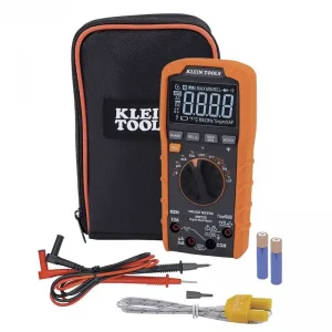 Today Only Klein Tools MM720 Digital Auto Ranging Multimeter 10-Amp DC 10-Amp AC 1000-Volt AC 1000-Volt DC